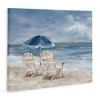 Stupell Industries Serene Beach Chairs, 40" x 30" - 3 of 4