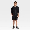 Boys' Full-Zip Relaxed Fit French Terry Hoodie - Cat & Jack™ - 4 of 4