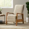 Lyngins Modern Wood Hand Recliner Chair with High Back & Footrest,Accent Club Chair for Living Room,Bedroom - 4 of 4
