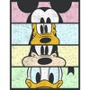 Women's Mickey & Friends Distressed Group Cropped Portraits Racerback Tank Top - 2 of 4