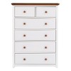 6 Drawer Dresser Chests for Bedroom,Wood Storage Chest of Drawers,Large Capacity Clothing Storage Organizer,Tall Dressers for Bedroom Hallway Entryway - 4 of 4