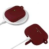 SaharaCase Silicone Case for Apple AirPods 3 (3rd Generation 2021) Burgundy (HP00074) - 2 of 4