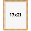 PosterPalooza | Minimalist Shadow Box Brown Picture Frame - UV Acrylic, Backing, Hanging Hardware - 2 of 4