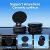 HTUTWOO Magnetic Car Phone Mount with Strong Suction Cup, Foldable & Extendable Phone Holder for Dashboard, Windshield, Wall or Desk, 360° Adjustable - 4 of 4