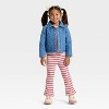 Toddler Girls' Ribbed Flare Leggings - Cat & Jack™ - 3 of 3