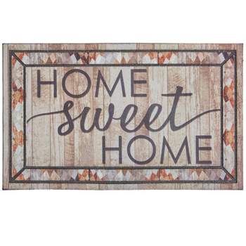 1'6"x2'6" Rustic 'Home Sweet Home' Doorscapes Mat - Mohawk