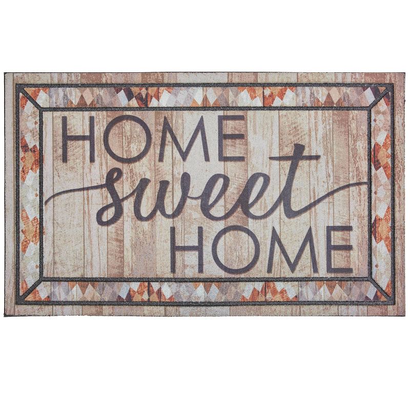 1&#39;6&#34;x2&#39;6&#34; Rustic &#39;Home Sweet Home&#39; Doorscapes Mat - Mohawk, 1 of 6