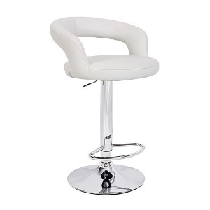 Modern Home Halo Contemporary Adjustable Height Counter/Bar Stool - 1 of 3