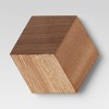 Set of 3 Wood Tile Brown - Project 62™ - image 4 of 4