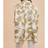 Women's Ruffle Vintage Floral Oversized Blouse - AnnieWear - 2 of 3