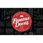 Famous Dave's BBQ Gift Card (Email Delivery)