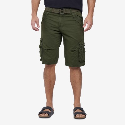 X RAY Men's Classic Fit 12.5" Inseam Knee Length Cargo Shorts (Big & Tall)