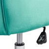 Studio 55D Erin Teal Fabric Adjustable Office Chair - 4 of 4