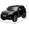 Garvee 24V Ride On Car, 2-Seater Licensed Land Rover Kids Electric Vehicle with Parent Remote Control,3 Speeds,for Boys Girls Kids - 2 of 4