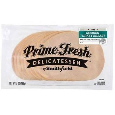 Prime Fresh Smoked Turkey Breast - 7oz