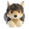 Aurora Medium Wolf Miyoni Realistic Stuffed Animal Gray 11" - 2 of 4