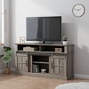 58 Inch TV Stand With Storage Cabinet And Shelves, Television Entertainment Center For Living Room-Cuddlewood - 2 of 4