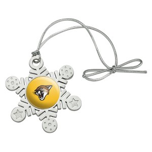 University of Vermont Secondary Metal Snowflake Christmas Tree Holiday Ornament - 1 of 3