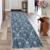 Machine Washable Area Rug Low Pile Vintage Printed Ultra-Thin Non Slip Rugs Stain Resistant Foldable Indoor Carpet for Living Room Bedroom - 3 of 4