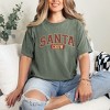 Simply Sage Market Women's Santa Crew Short Sleeve Garment Dyed Tee - 2 of 4