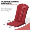 Crestlive Products Adirondack Chair Cushion 50 inch Thickening Waterproof Fade Resistant - 2 of 4