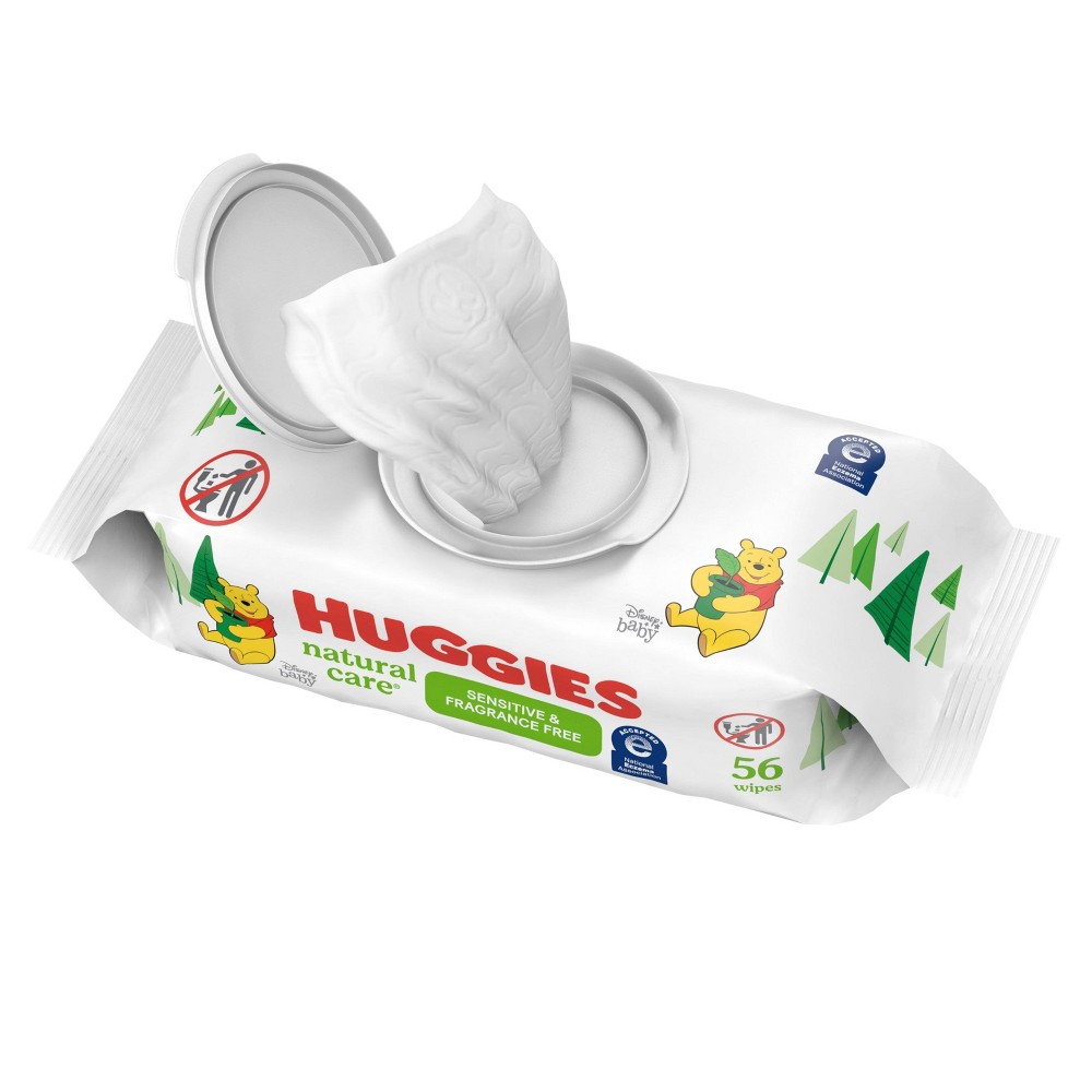 UPC 036000318036 product image for Huggies Natural Care Sensitive Unscented Baby Wipes - 56ct | upcitemdb.com