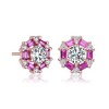 Stylish Halo Stud Earrings with a Gleaming Design and Sparkling Detail for a Chic and Modern Touch - 2 of 3