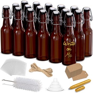 Nevlers  8.5oz  Swing Top Beer Bottles - Amber Glass - 1 of 4