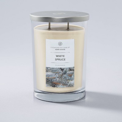 Glass Jar White Spruce Candle - Home Scents