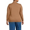 Lands' End Women's Relaxed Cotton Long Sleeve Mock Turtleneck - 2 of 3