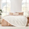 Cozy Bliss Plush Waffle Fleece Throw Blanket, Ultra Soft Comforter Style Home Blanket - 4 of 4