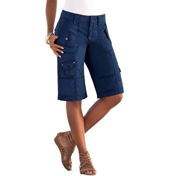 Roaman's Women's Plus Size Cargo Shorts
