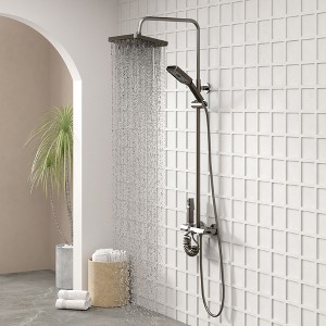 Famapy Thermostatic Piano Key Shower System Smart Temperature Control With Multiple Spray Modes - 1 of 4
