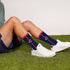 MLB Cleveland Guardians Adult Crew Socks: Cushioned Heel & Toe, Knit Fabric - 3 of 3