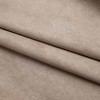 Aghana Digitals 2-Piece Taupe Suede-Touch Polyester Blackout Curtains with Metal Hooks, 55.1x88.6" - 3 of 4