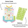 Big Dot of Happiness Colorful Baby Shower - Picture Bingo Cards and Markers - Baby Shower Shaped Bingo Game - Set of 18 - 2 of 4