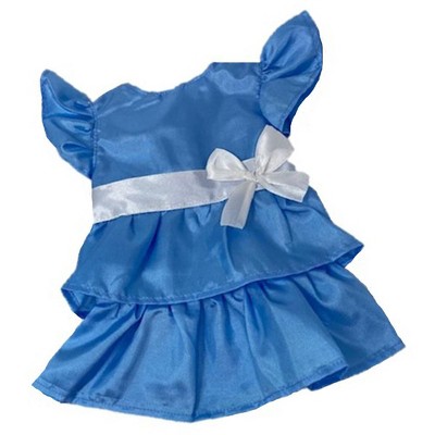 Doll Clothes Superstore Blue Ruffle Dress Fits `15-16 Inch Baby Dolls ...