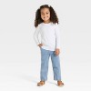 Toddler Girls' Long Sleeve Solid T-Shirt - Cat & Jack™ - 3 of 3