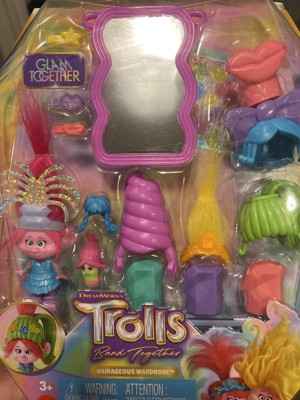 Dreamworks Trolls Band Together Shimmer Party Multipack With 5 Small Dolls  & 2 Hair Accessories : Target