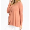 Women's Long Sleeve Nursing Top - Angel Maternity - 2 of 4