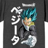 Dragon Ball Super Vegeta Kanji Men's Charcoal Heather Crew Neck Short Sleeve T-shirt - 2 of 3