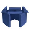 TopComfy Sectional Sofas Modular Kids Play Sofa 8-Piece Convertible Play Couch for Playroom, Navy Blue, 56"*28"*18" - 2 of 4