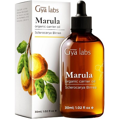 Gya Labs(1 Fl Oz) Organic Marula Oil for Skin -Unrefined Marula Carrier Oil for Hair, Face, Nails, Massage & Hair