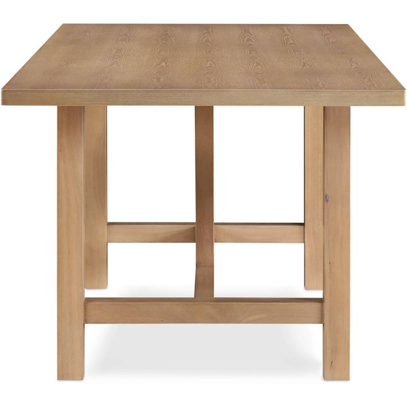 Grant Wood Dining Table Rustic Beige - Finch, 3 of 7