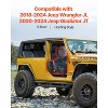 VEVOR Jeep Tube Doors, 2-Door, Hunting Style Jeep Tubular Door with Heavy-Duty Hinges & OE Latch, Jeep Doors with Rear View Mirrors, ,Black - 3 of 4
