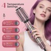 7 in 1 Hair Dryer Brush with Travel Bag for Fast Drying/Straightening/Curling, Mutil-Use Blow Dryer Brush,Hair Styler for Women,Negative Ion,Pink - 4 of 4