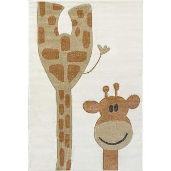 nuLOOM Anabell Giraffe Kids Area Rug