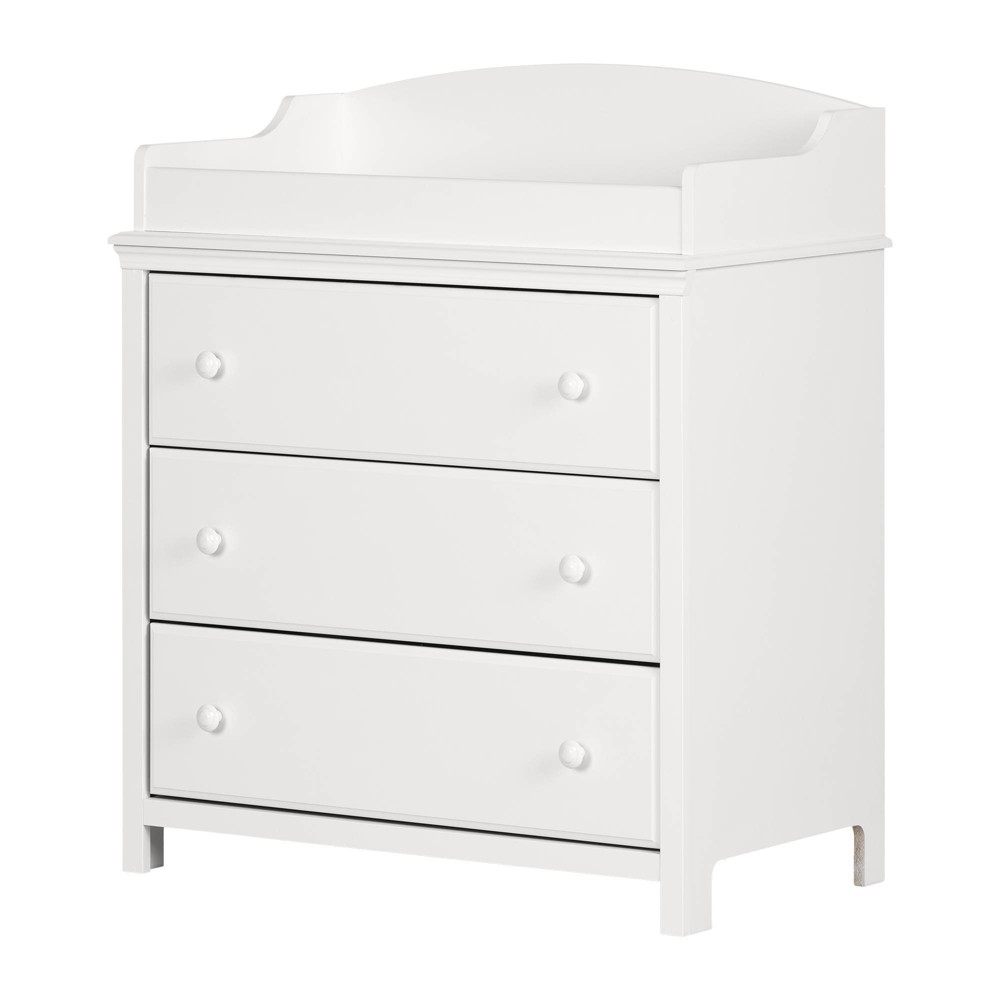 Cotton Candy Changing Table with Drawers - Pure White - South Shore -  79219518