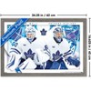 Trends International NHL Toronto Maple Leafs - Anthony Stolarz & Joseph Woll 25 Framed Wall Poster Prints - 3 of 4