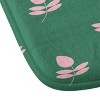 34"x21" Maritza Lisa Retro Leaf Bath Rug Green - Deny Designs - 3 of 3